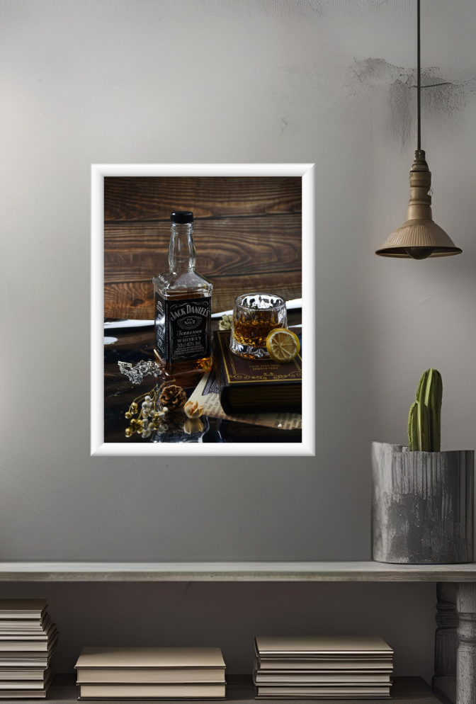 Ganfaner Whiskey Canvas Wall Art: Toast to Timeless Wall Charm