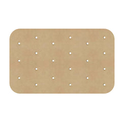 Rectangular air fryer paper Non-stick steamer paper Baking paper 14*20.5cm silicone paper parchment paper