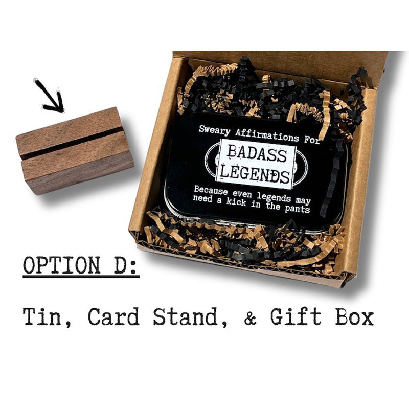Affirmation Cards for Badass 铁盒装 创意鼓励卡片