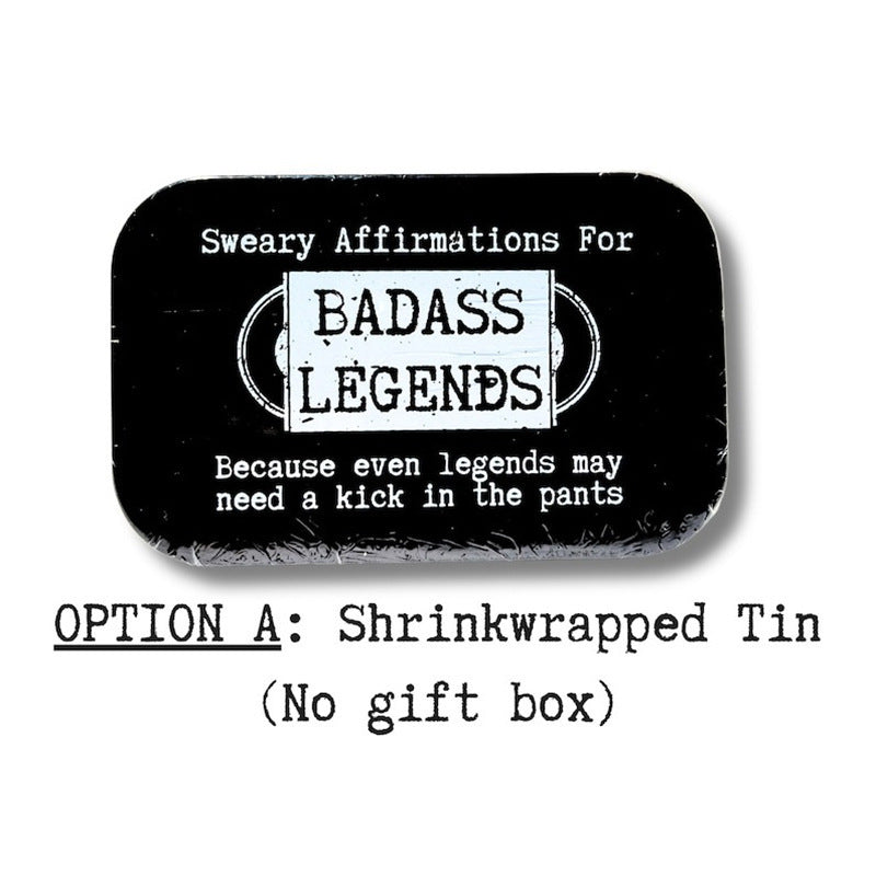 Affirmation Cards for Badass 铁盒装 创意鼓励卡片