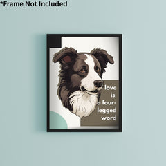 Custom Pet Portraits, personalized bedroom art, pet lover poster