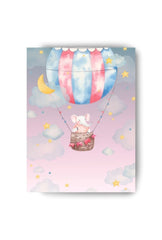 Elephant Dreams: Nursery Balloon Canvas Art