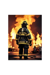 Firefighter Canvas Wall Art: Honor the Heroes