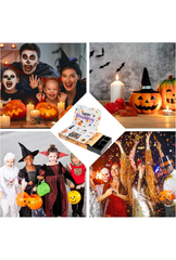 Ganfaner 10 Sets 8Grid 2025 Halloween Advent Calendar Boxes for Kids