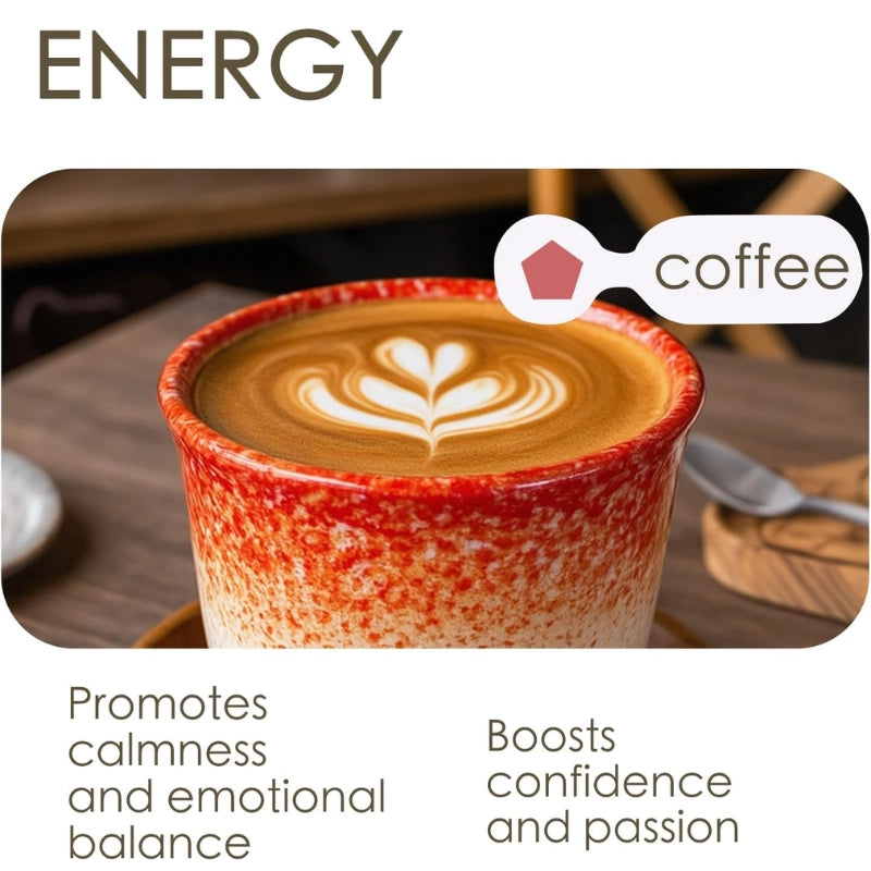 Ganfaner 13oz Five-element Ceramic Travel Coffee Mug Set 8