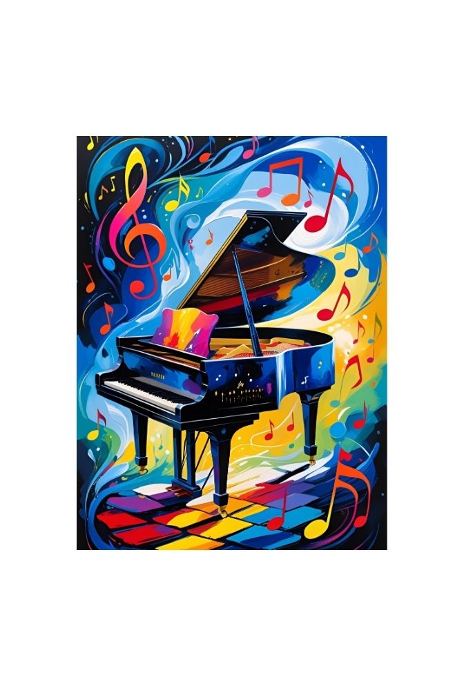 Ivory Keys Piano Canvas Art - Infuse Your Space with Musical Elegance