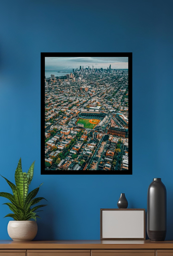 Ganfaner Wrigley Field Canvas Wall Art: Spruce Up Your Space