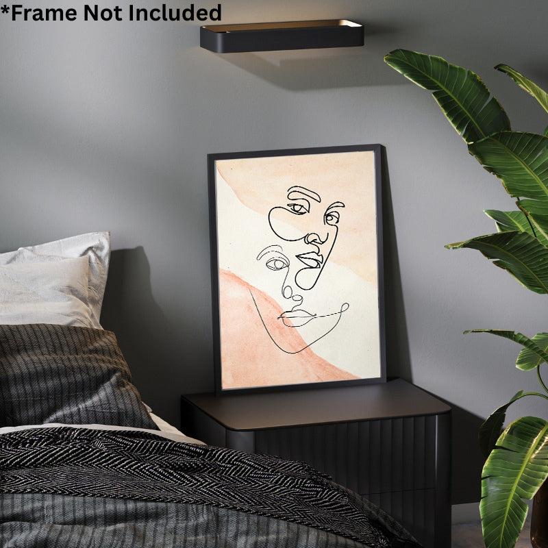 Minimalist Line Art Poster Minimalist Bedroom Art, Line Art Poster, Simple Wall Decoration