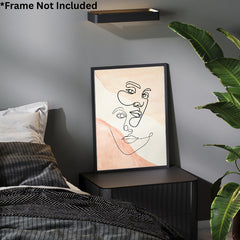 Minimalist Line Art Poster Minimalist Bedroom Art, Line Art Poster, Simple Wall Decoration