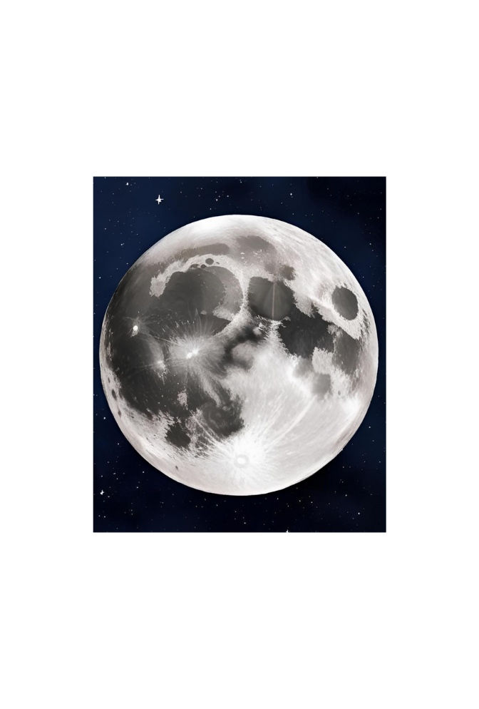 Moon Canvas Wall Art: Celestial Beauty