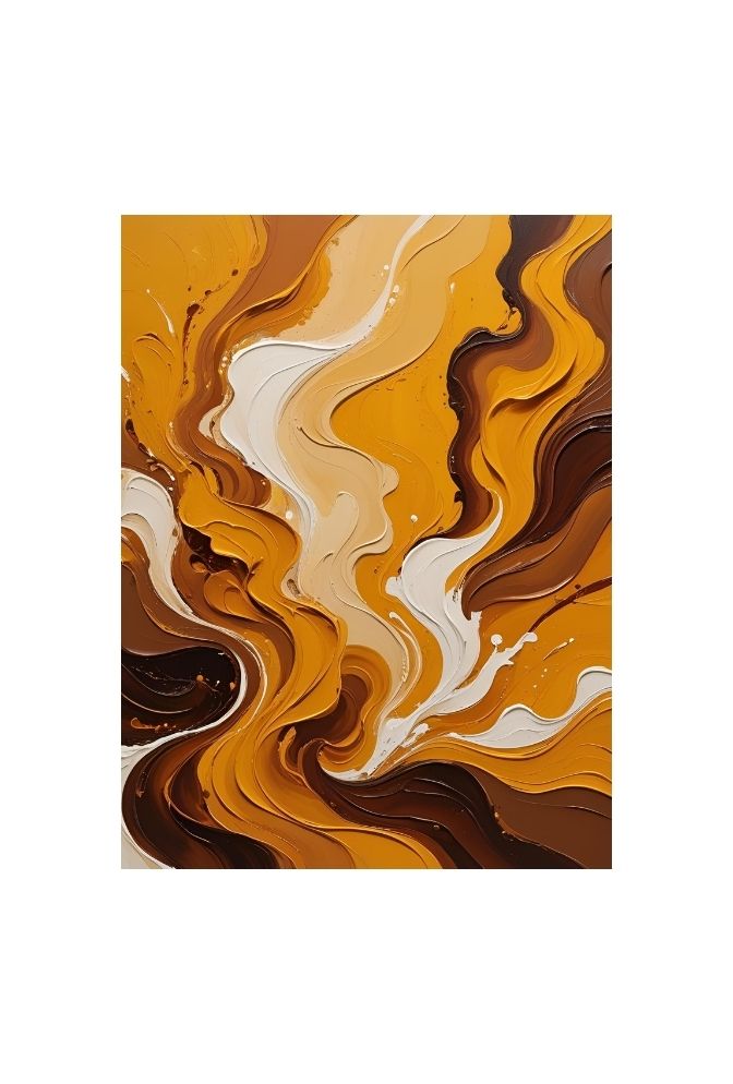"Mustard Canvas Wall Art: Add a Warm, Earthy Touch"