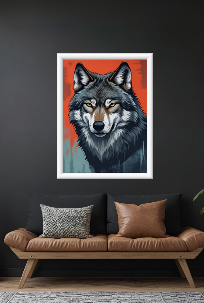 Ganfaner Wolf of Wall Street Art Canvas: Iconic Vibes, Unapologetic Style