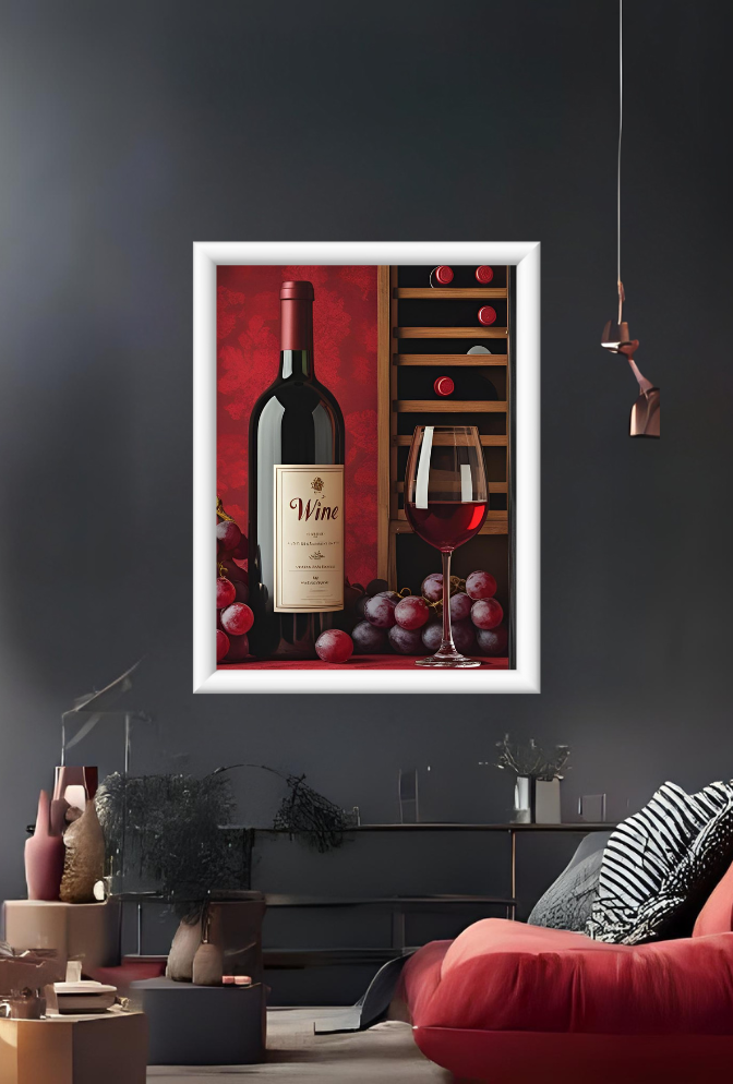 Ganfaner Wine Wall Art Canvas: Toast to Your Walls