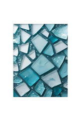 Shimmering Splendor: Adorn Your Walls with Crushed Glass Canvas Art