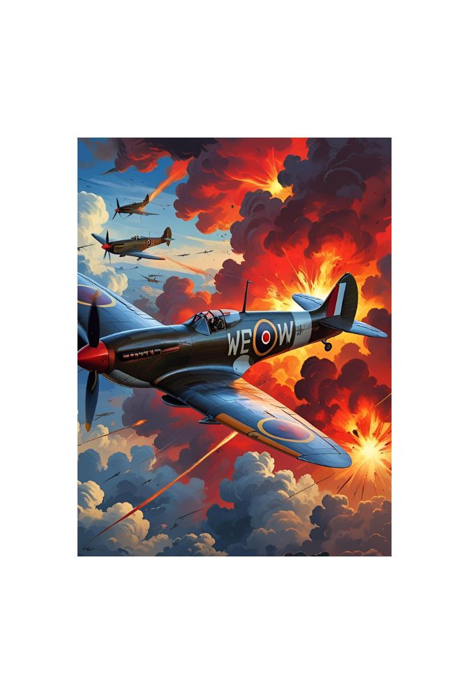 Spitfire Canvas: Iconic Aviation Art for Your Walls