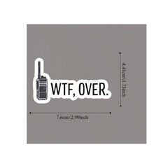 1pc Funny Meme Vinyl Sticker Waterproof Vinyl Sticker Decal For Laptops And Water Bottles Cars Cellphone iPad Refrigerator