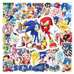 50PCS SONIC THE HEDGEHOG  Sticker Christmas Decoration Action Figure Cartoon Graffit perfect for Action Figure Cartoon Graffit
