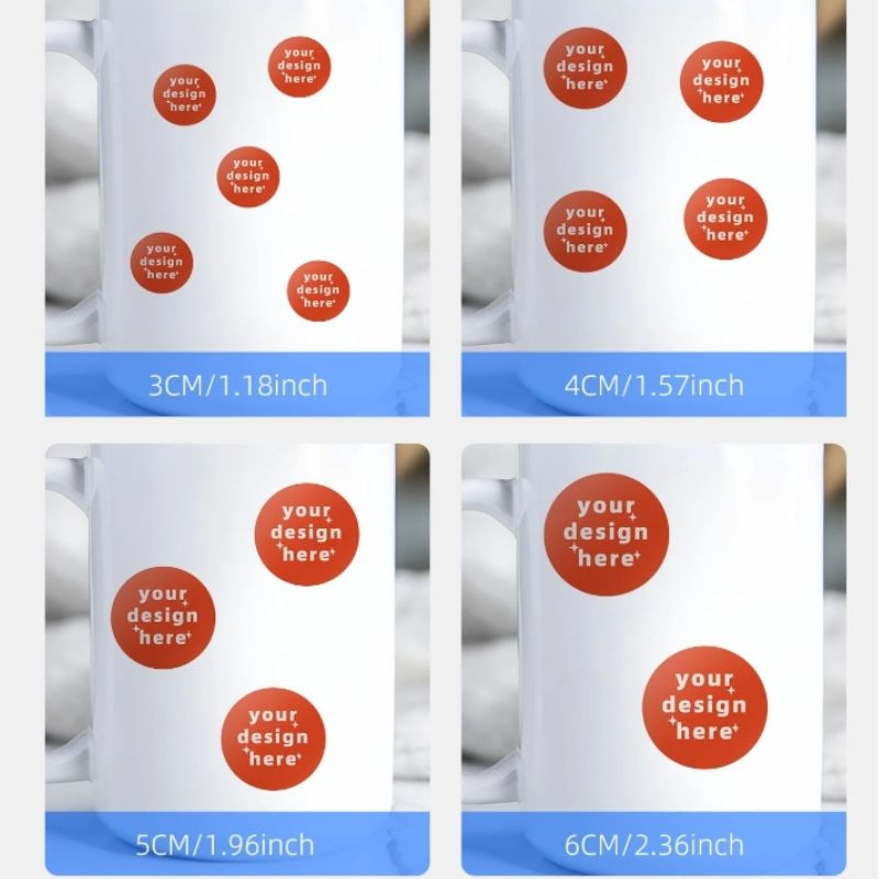 1~100Pcs Personalized Labels Custom Stickers With Any Design Image Logo Text Waterproof Custom Thank You Labels Stickers Business Logo