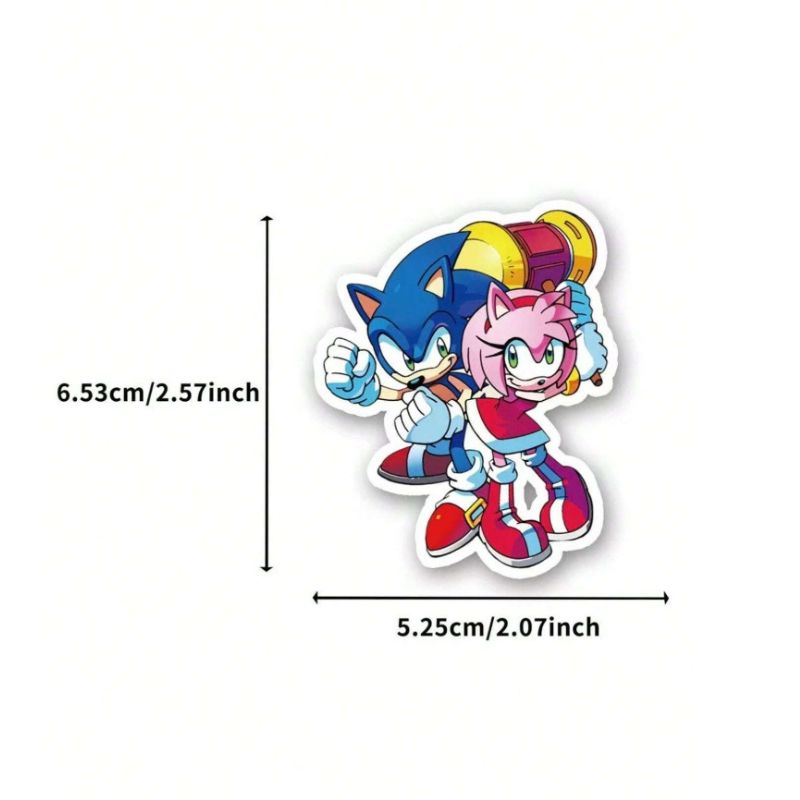 50PCS SONIC THE HEDGEHOG  Sticker Christmas Decoration Action Figure Cartoon Graffit perfect for Action Figure Cartoon Graffit