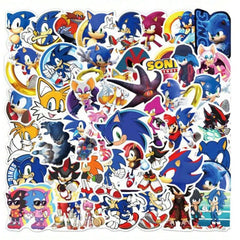 50PCS SONIC THE HEDGEHOG  Sticker Christmas Decoration Action Figure Cartoon Graffit perfect for Action Figure Cartoon Graffit
