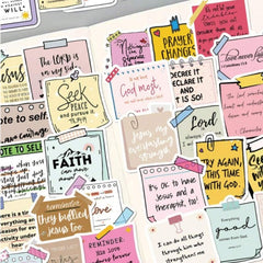 50pcs Bible Verse Sticker Stamps Notes For Scrapbooking Diary Notebook Phone Case Laptop Water Cup Refrigerator Decoration Back To School