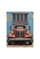 Vintage Haul: Old Truck Canvas Wall Art