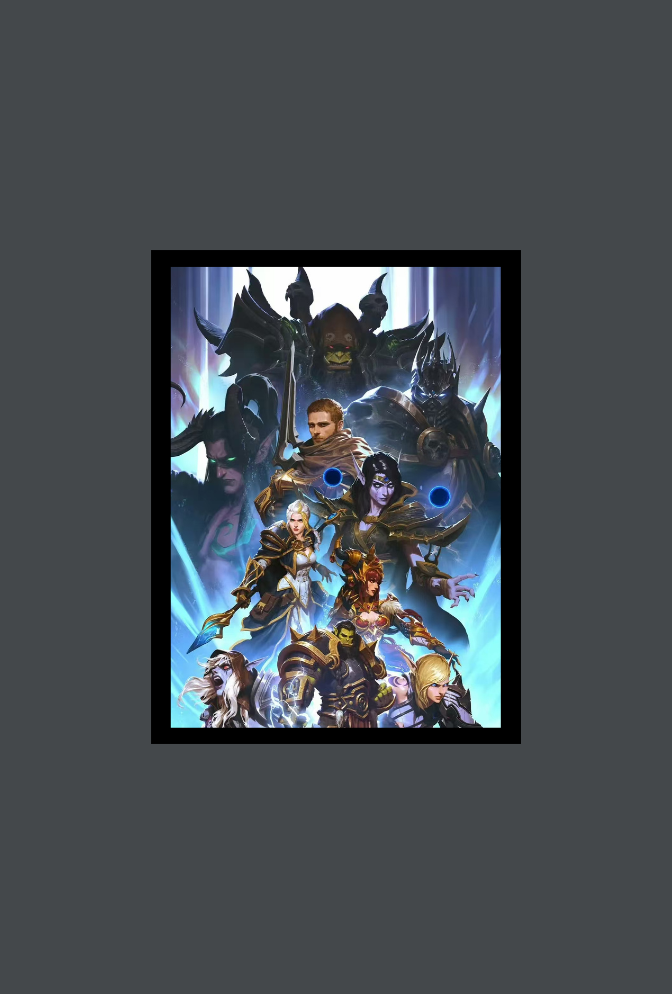 Ganfaner Epic World Of Warcraft Canvas Wall Art