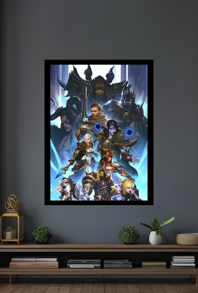 Ganfaner Epic World Of Warcraft Canvas Wall Art