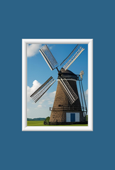 Ganfaner Windmill Canvas Wall Art: Whimsy Meets Wanderlust