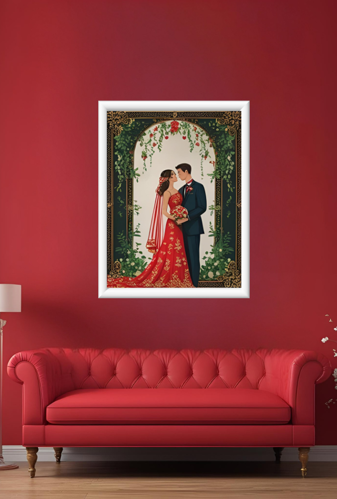 Ganfaner Wedding Canvas Wall Art: Your Big Day, Forever Displayed