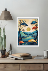 Ganfaner Whimsical Canvas Wall Art: Dreamy Decor Delight