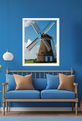 Ganfaner Windmill Canvas Wall Art: Whimsy Meets Wanderlust
