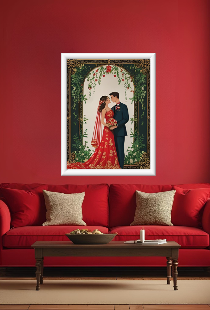 Ganfaner Wedding Canvas Wall Art: Your Big Day, Forever Displayed