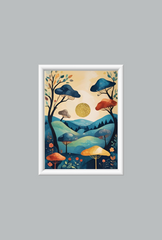 Ganfaner Whimsical Canvas Wall Art: Dreamy Decor Delight