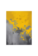 Ganfaner Yellow Grey Canvas Wall Art: Elevate Spaces with Subtle Color