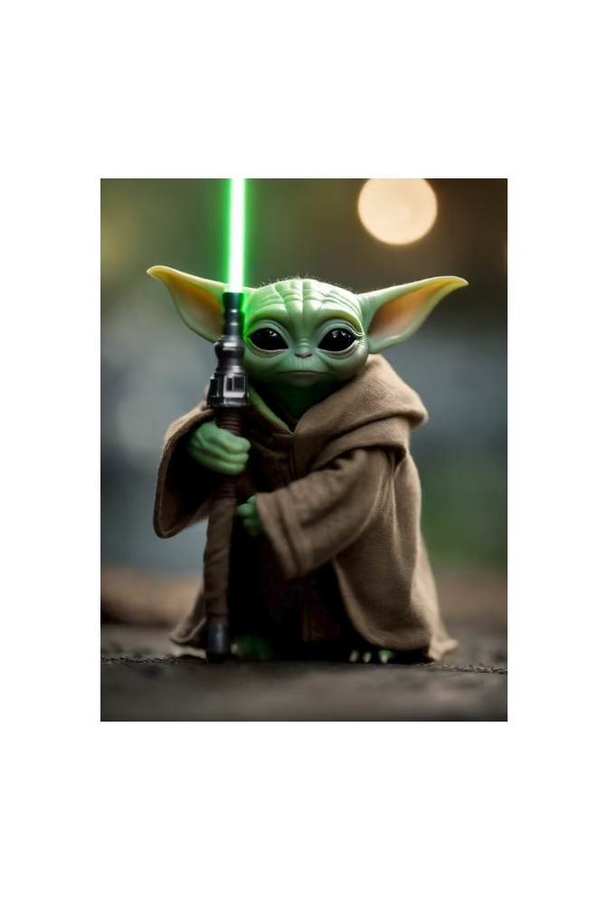 Ganfaner Yoda Canvas Wall Art: For Star Wars True Believers
