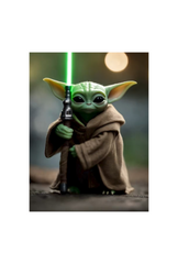 Ganfaner Yoda Canvas Wall Art: For Star Wars True Believers