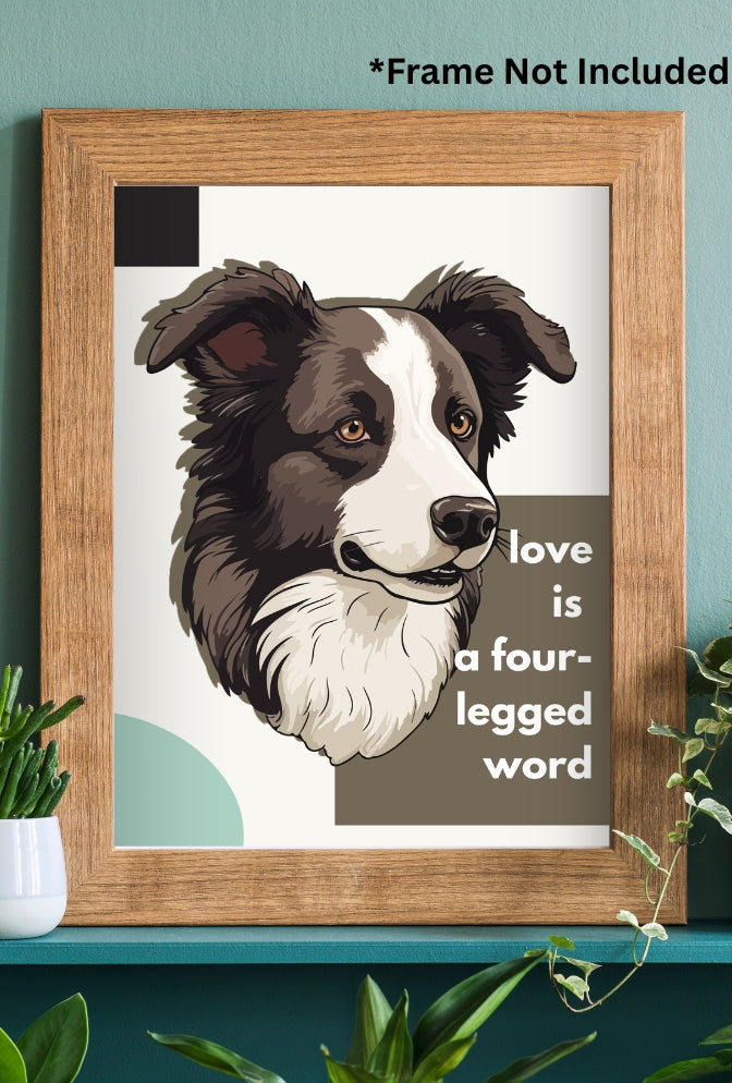 Custom Pet Portraits, personalized bedroom art, pet lover poster