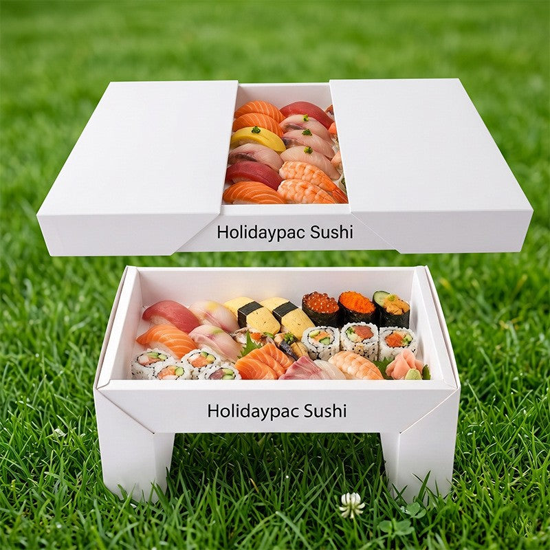 Sushi Platter Box with Leg Stand