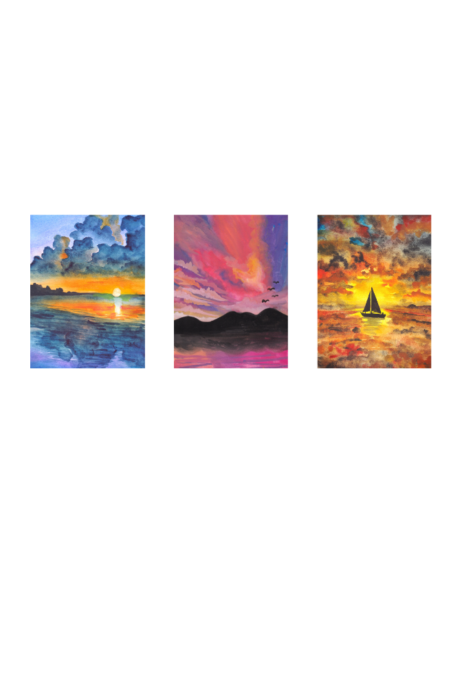 Ganfaner Triple Canvas Wonder: Mesmerizing Wall Art for Your Home