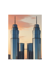 Twin Towers Canvas Wall Art: Capturing Iconic Grandeur - Ganfaner